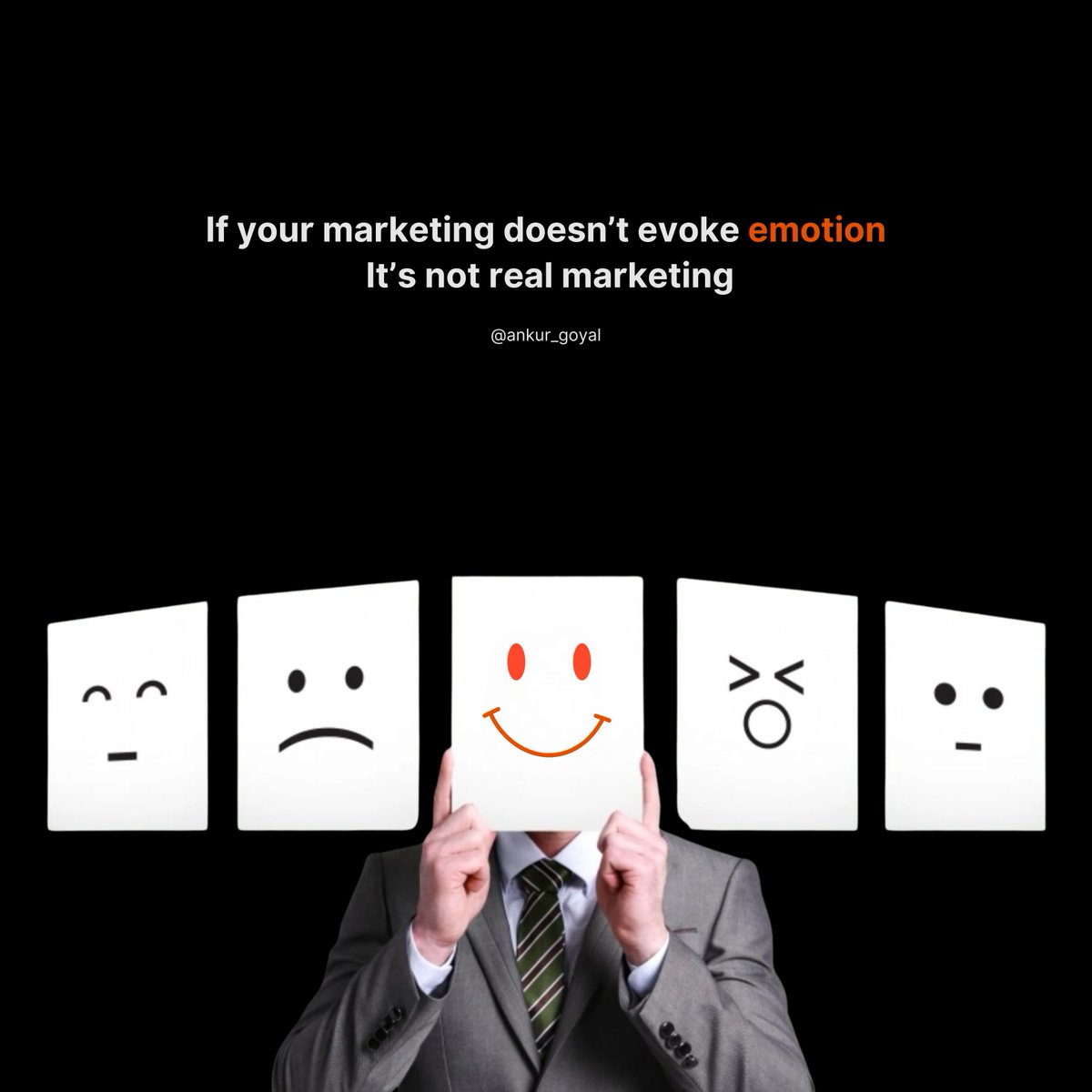 ankurgoyal2204's tweet image. The best marketing is the one that makes you feel something.
I’ve tested ads. I’ve built funnels. I’ve created content for hours.
But the ones that really stick? The ones that get shared?
They aren’t the polished, perfect ones.
They’re the ones that make people feel something.…
