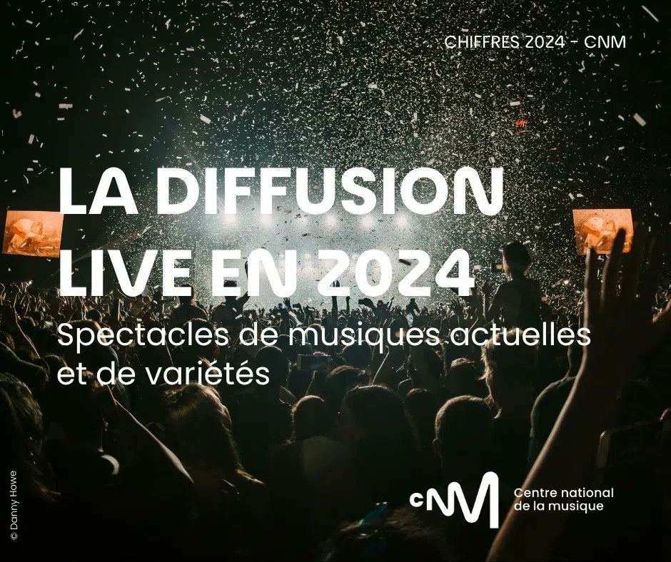📈 Le <a href="/le_CNM/">Centre national de la musique</a>  dévoile les chiffres 2024 de la diffusion de spectacles de musique et de variétés

► Lire le rapport : cnm.fr/la-diffusion-d…