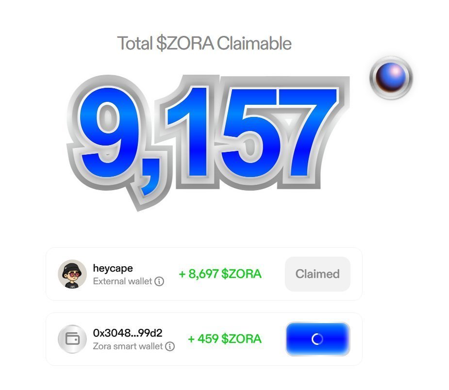 elvethstep's tweet image. ✅ $ZORA airdrop now live
• Seamless UX
• No gas required
• Retroactive rewards to real users
Check your wallets → 

claim.zzora.network/claim

#ZORA #Web3Alpha #Retrodrop