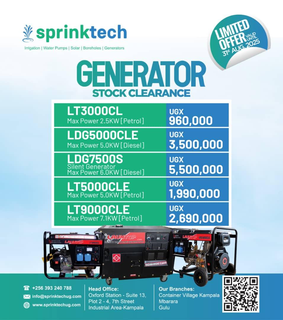 Sprinktech (@sprinktech) on Twitter photo #StockClearance
You have a business, but unstable power is greatly affecting its success,
You are missing out on several deadlines due to unstable power.
Or your farm crops are drying due to unstable power to run your Irrigation system
<a href="/sprinktech/">Sprinktech</a>'s #StockClearance campaign is #StockClearance
You have a business, but unstable power is greatly affecting its success,
You are missing out on several deadlines due to unstable power.
Or your farm crops are drying due to unstable power to run your Irrigation system
<a href="/sprinktech/">Sprinktech</a>'s #StockClearance campaign is