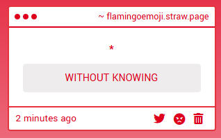 Flamingo_Emoji's tweet image. LOLLL now I'm curious to know who this is
If it was something that happened in 2022 I could probably care less lmao, sorry if I was ever mean lol