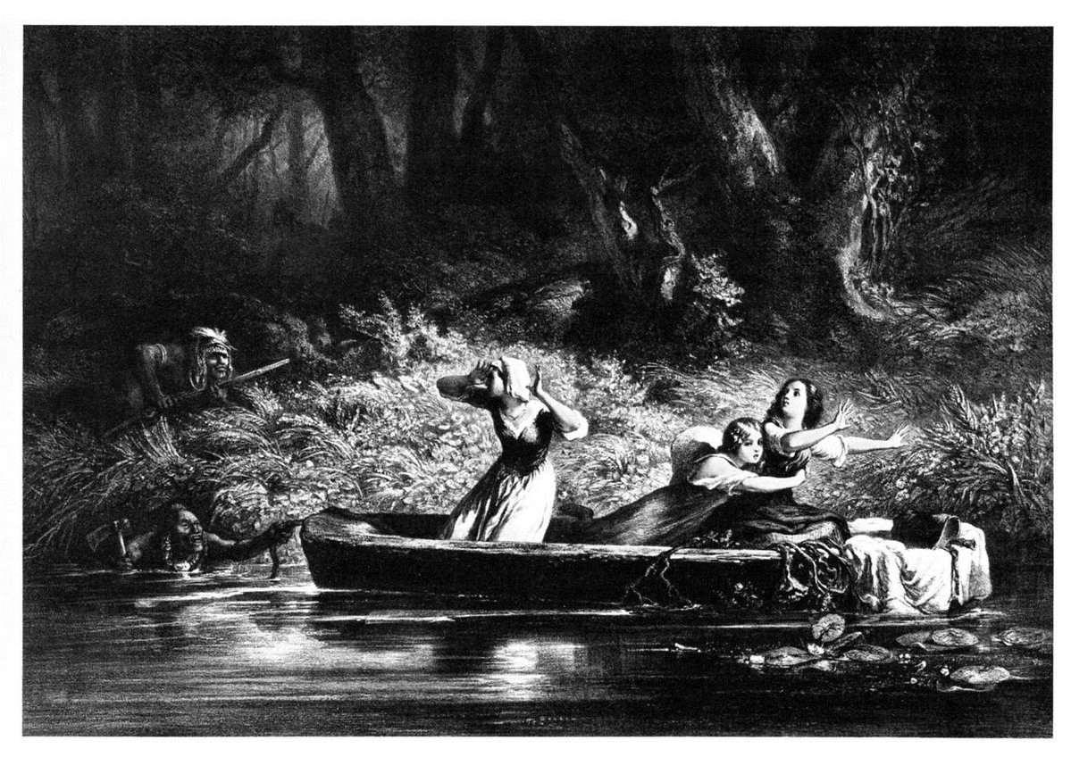 KarlBodmer's tweet image. Capture of the Daughters of D. Boone and Callaway by the Indians wikiart.org/en/karl-bodmer…