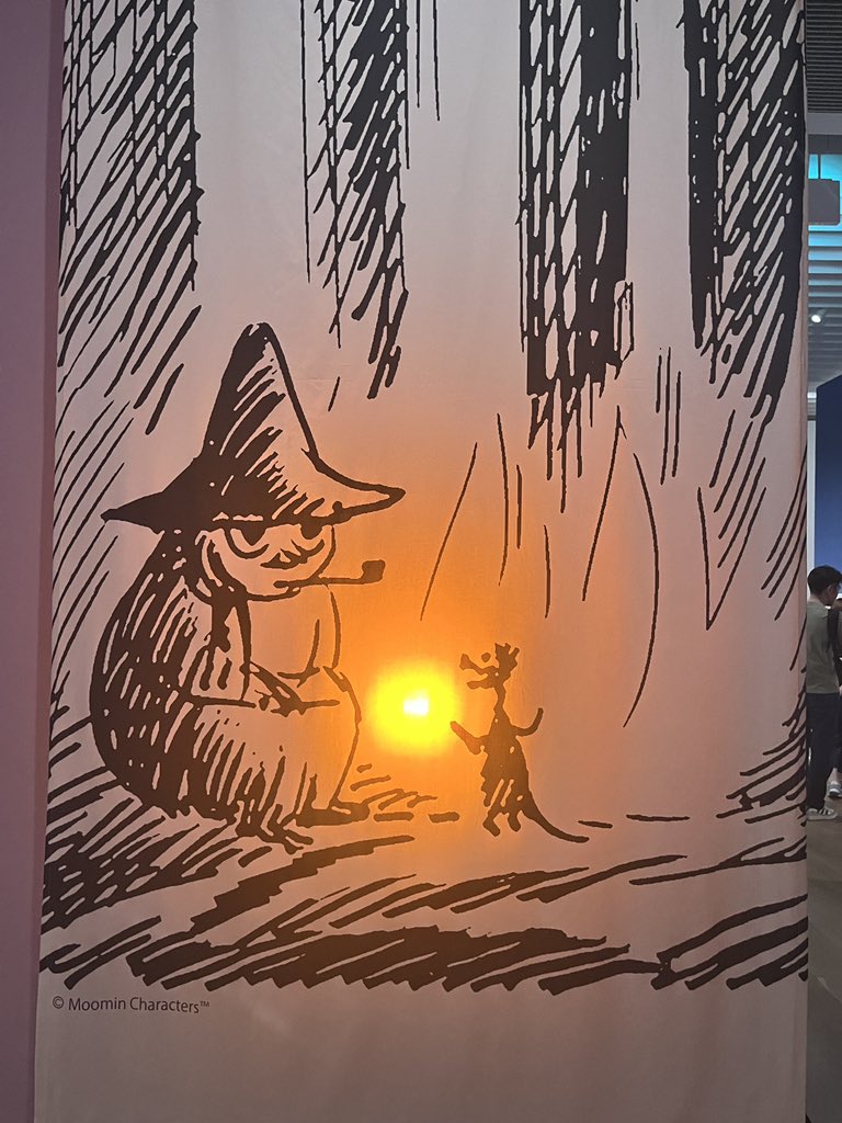 umvfuh's tweet image. 私の人生バイブル、ムーミンたちに会いに行ってきた₍ ˘&amp;gt; ̫ &amp;lt; ₎🌟”