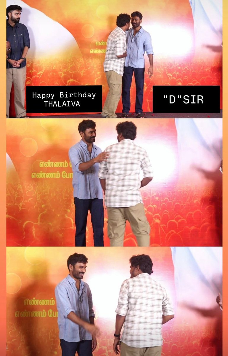 Chowdrey_'s tweet image. Happy Birthday Dear Thalaiva ❤️
@dhanushkraja ! Everything for you ❤️
@theSreyas @DirectorS_Shiva @B_RAJA_