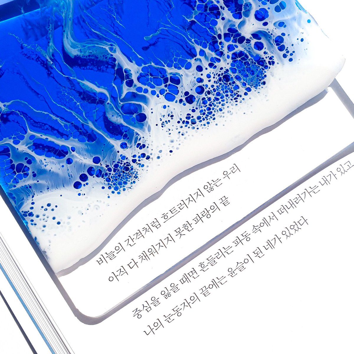 파도에 삼켜지는 글귀🪸