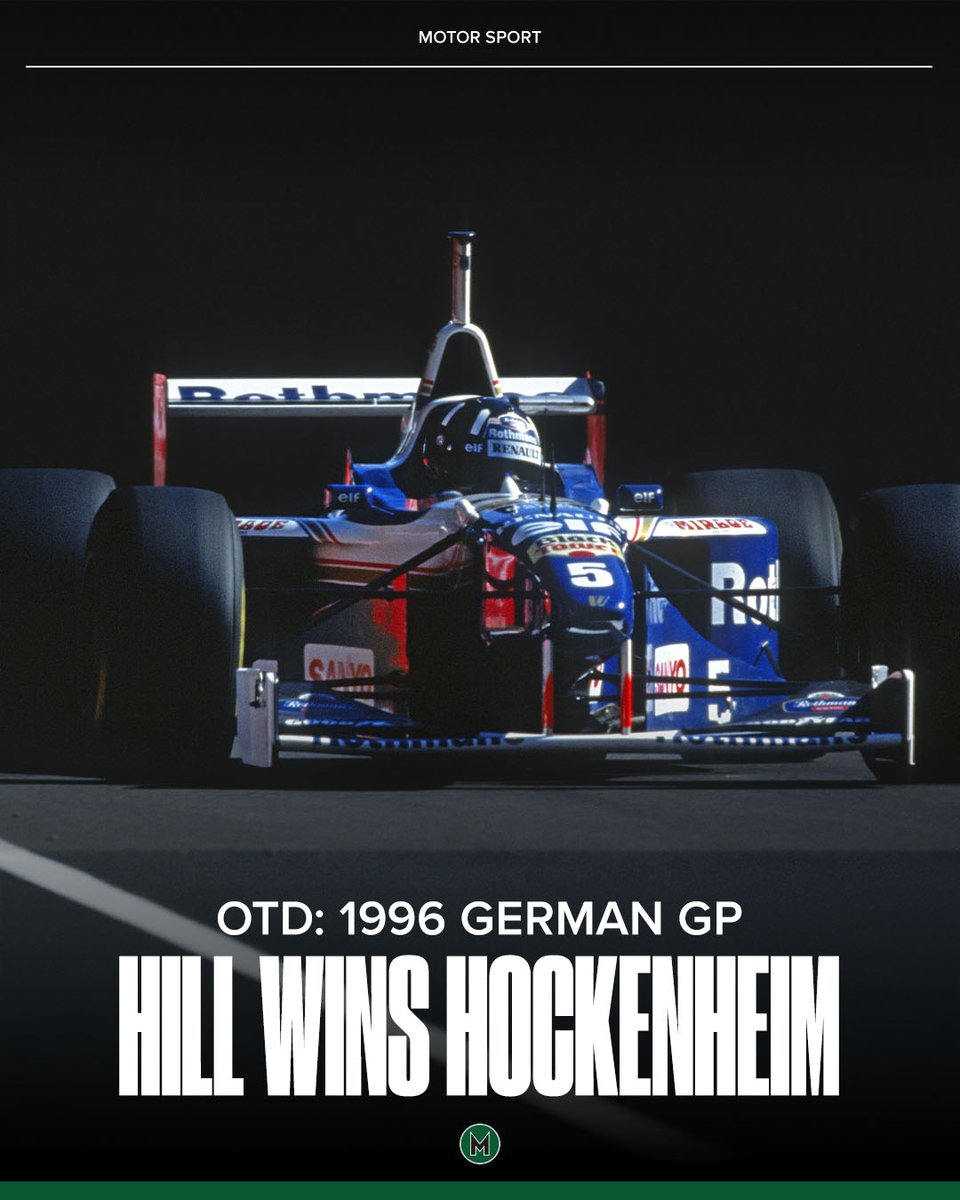 Motor_Sport's tweet image. Damon Hill took his 20th F1 win OTD – faaantastic!