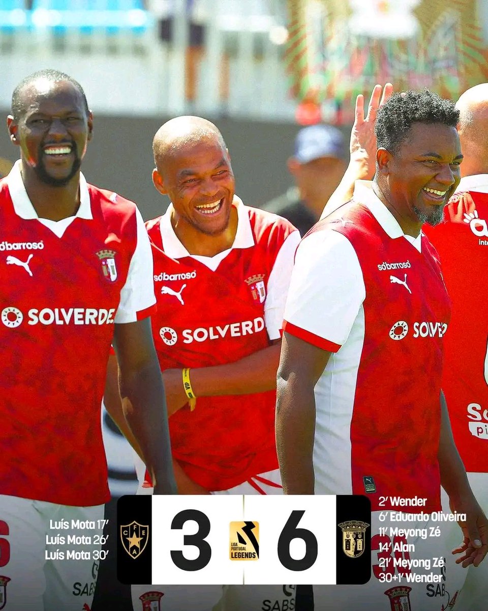 GKembeu55323's tweet image. ⚽🇨🇲:Albert Meyong en feu au LP Legends .

Doublé pour l’ex-Lion Indomptable lors de la victoire de Braga (6-3) face à Estrela da Amadora. 🥉

Braga repart avec la médaille de bronze ! 🇨🇲⚽

#LPLegends #AlbertMeyong #Team237 #LakamMedia