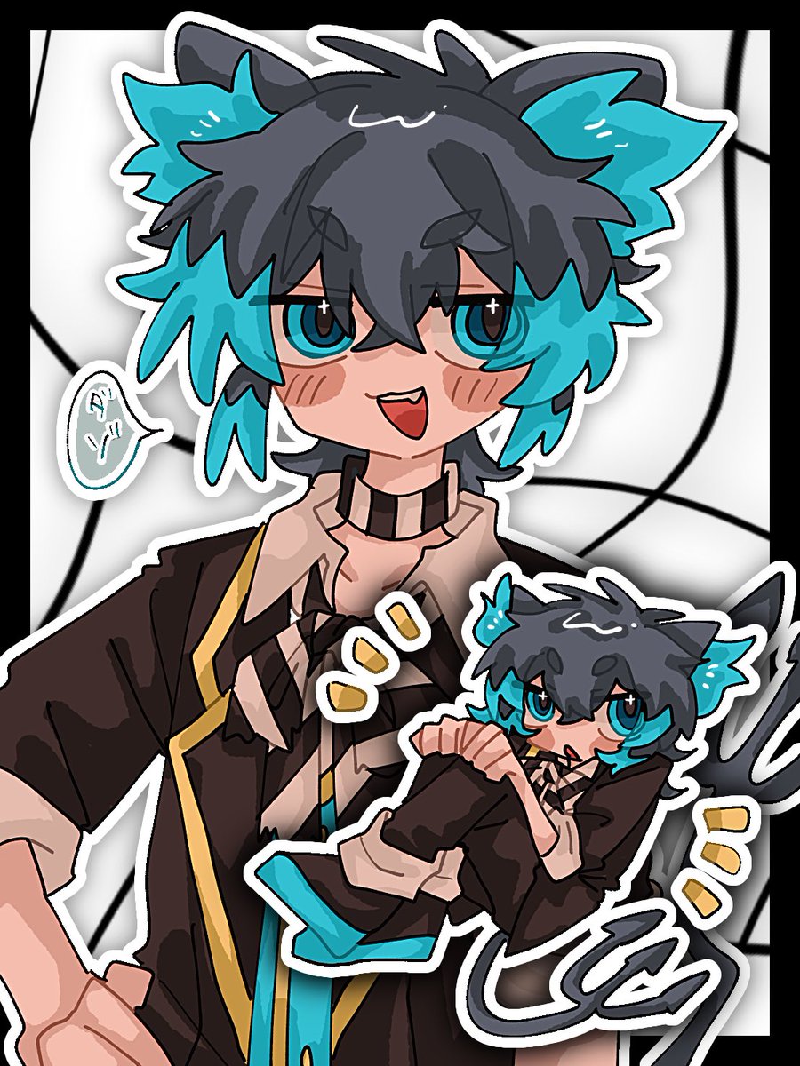 BARI_xin_'s tweet image. ｸﾞﾘﾑ擬人化