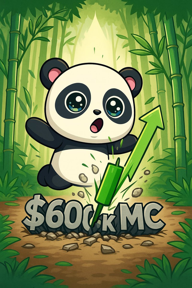might as well celebrate it again! 

we hit, dropped below but we back again @ $600k MC

NEW ATH uploading? 📈 we HODL strong?!

$PANDA 🐼 on <a href="/AbstractChain/">Abstract</a>