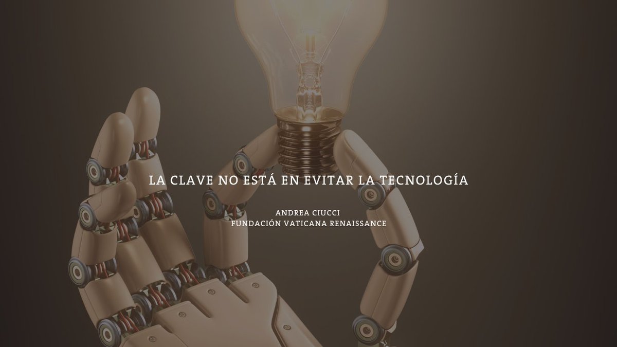 🤖 "La clave no está en evitar la tecnología, sino en integrarla con responsabilidad, sentido crítico… y humanidad". Escucha la propuesta de Andrea Ciucci, secretario general de la Fundación Vaticana RenAIssance en el congreso  "Humanidad y algoritmos".
👉bit.ly/AndreaCiucci