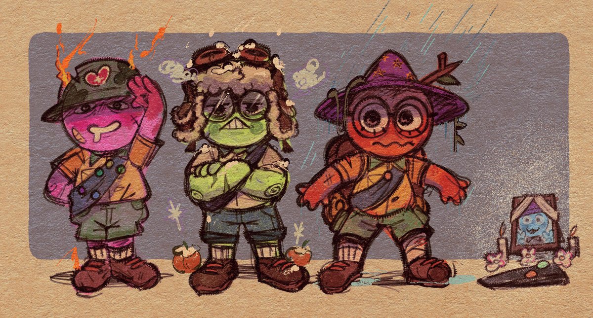 been kinda obsessed with Peak lately so here's my expedition team
#peak #indiegame