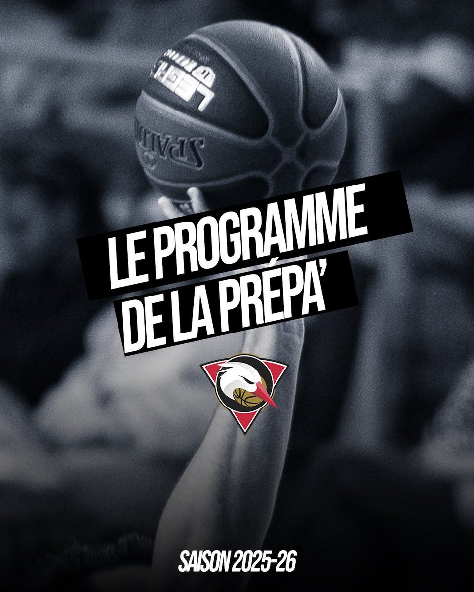 sigstrasbourg's tweet image. 𝑳𝑨 𝑹𝑬𝑷𝑹𝑰𝑺𝑬 𝑨𝑷𝑷𝑹𝑶𝑪𝑯𝑬 ‼️
Découvrez le programme de pré-saison des SIGmen :
⛹️♂️ Reprise de l’entraînement le jeudi 14 août
🏀 8 matchs amicaux
🎟️ Infos billetterie du match face à @basket_asa à venir
👉 Toutes les infos : sigstrasbourg.fr/2025/07/la-rep…
#gosig