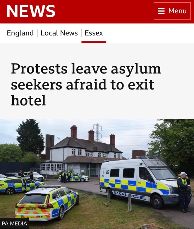 You mean...like Brits are afraid to be out at night and how mothers are afraid to let their children out alone?