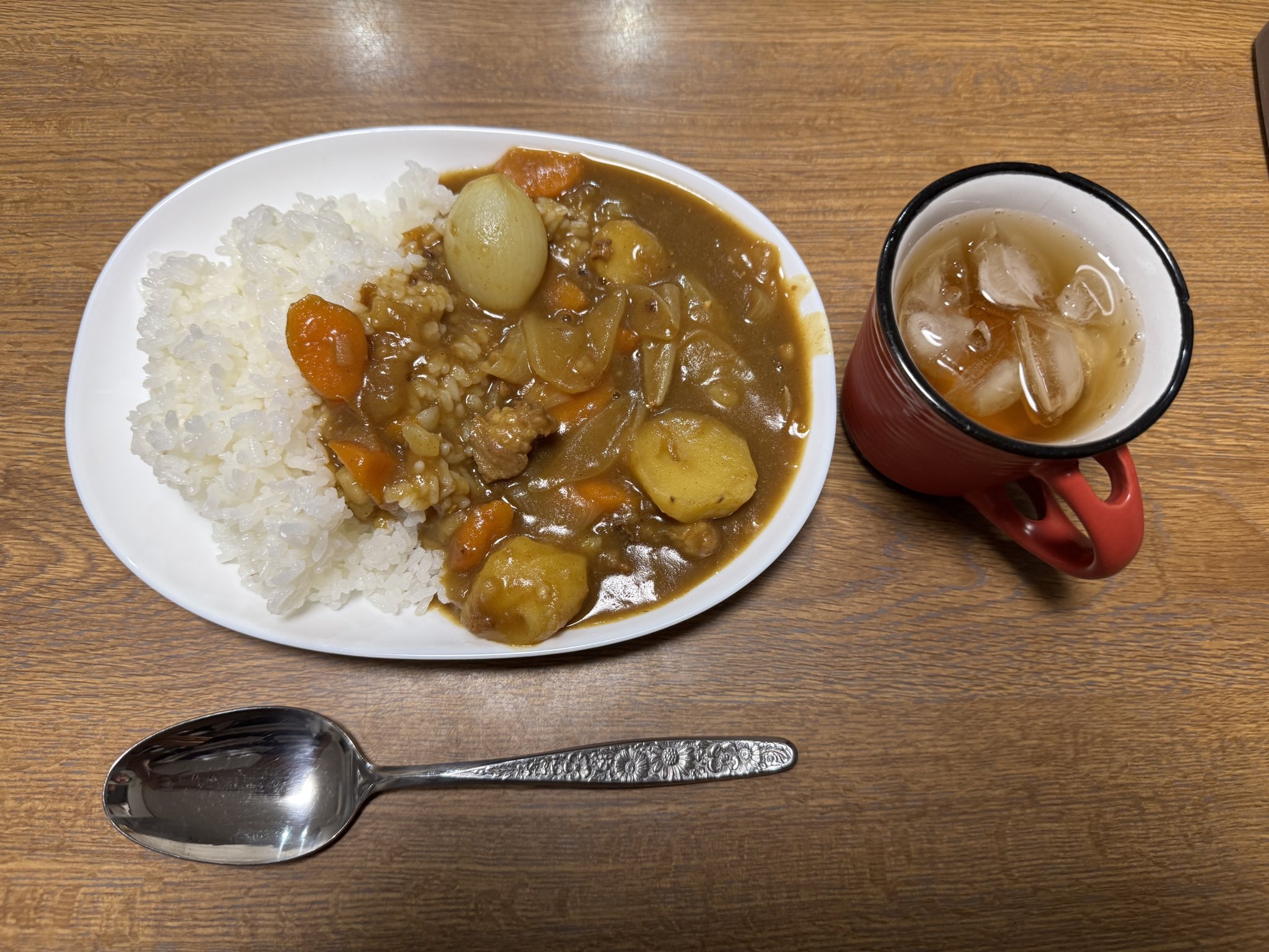 『いっちゃん美味しい晩ごはん』 #カレーライス いっちゃん美味しい晩ごはん』 #カレーライス