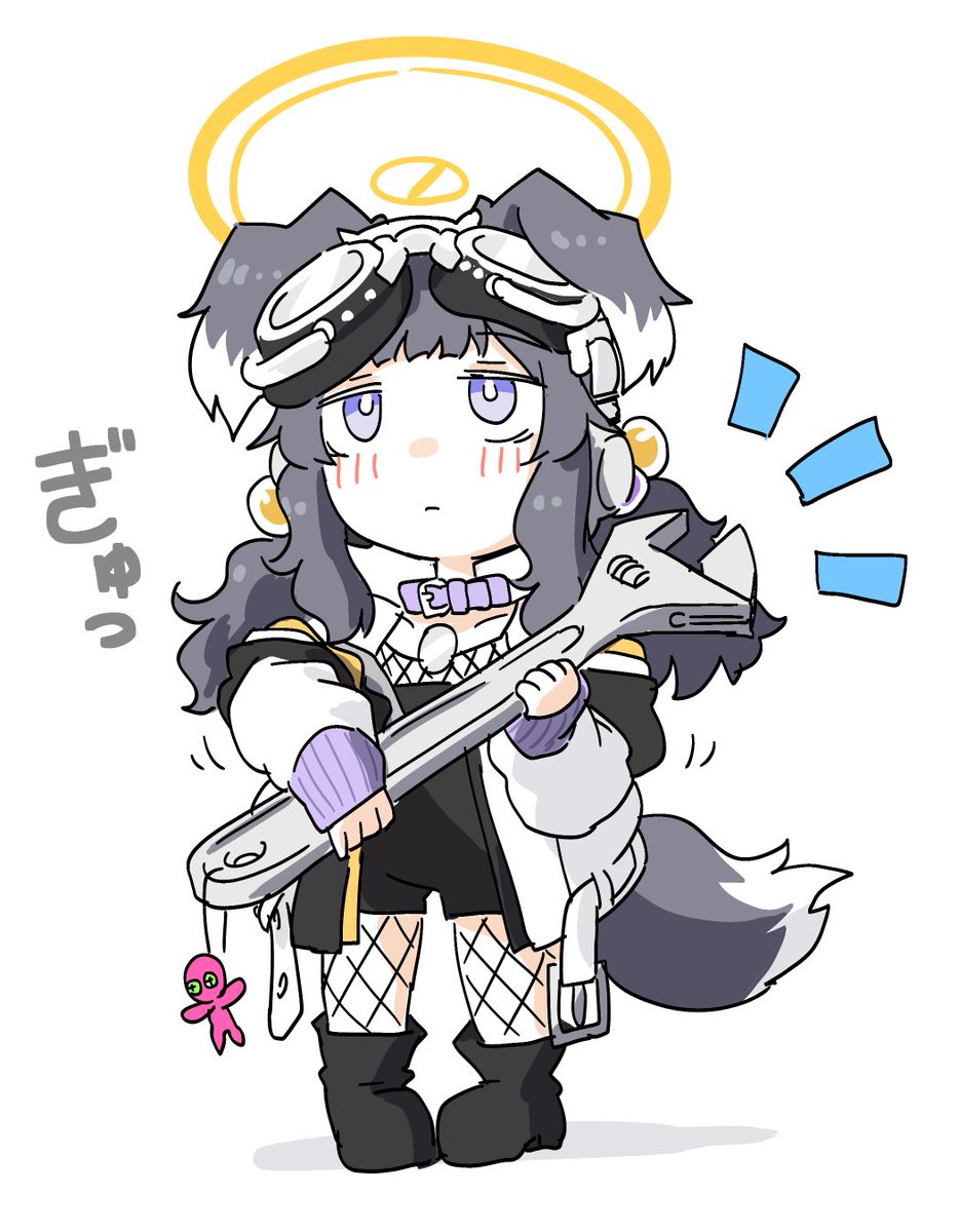猫塚ヒビキ(ブルアカ) 「」|ハリヤーのイラスト