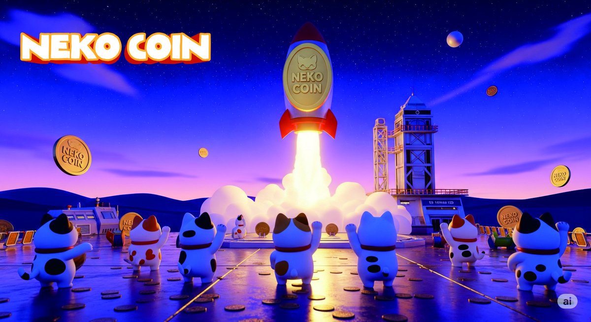 $NEKOCOIN is officially MOONBOUND!
The cats are cheering, the launchpad is lit, and the future is bright 🌕✨
Are you strapped in for the ride?