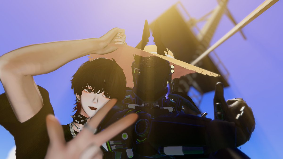 VR69457070's tweet photo. #VRChat  夏！！ https://t.co/IXOiaTQlO1