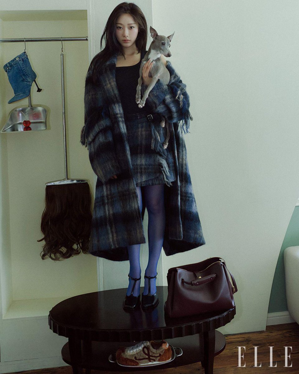 aeriminded's tweet image. #GISELLE and COOPER with LOEWE for ELLE Korea august issue (3)
