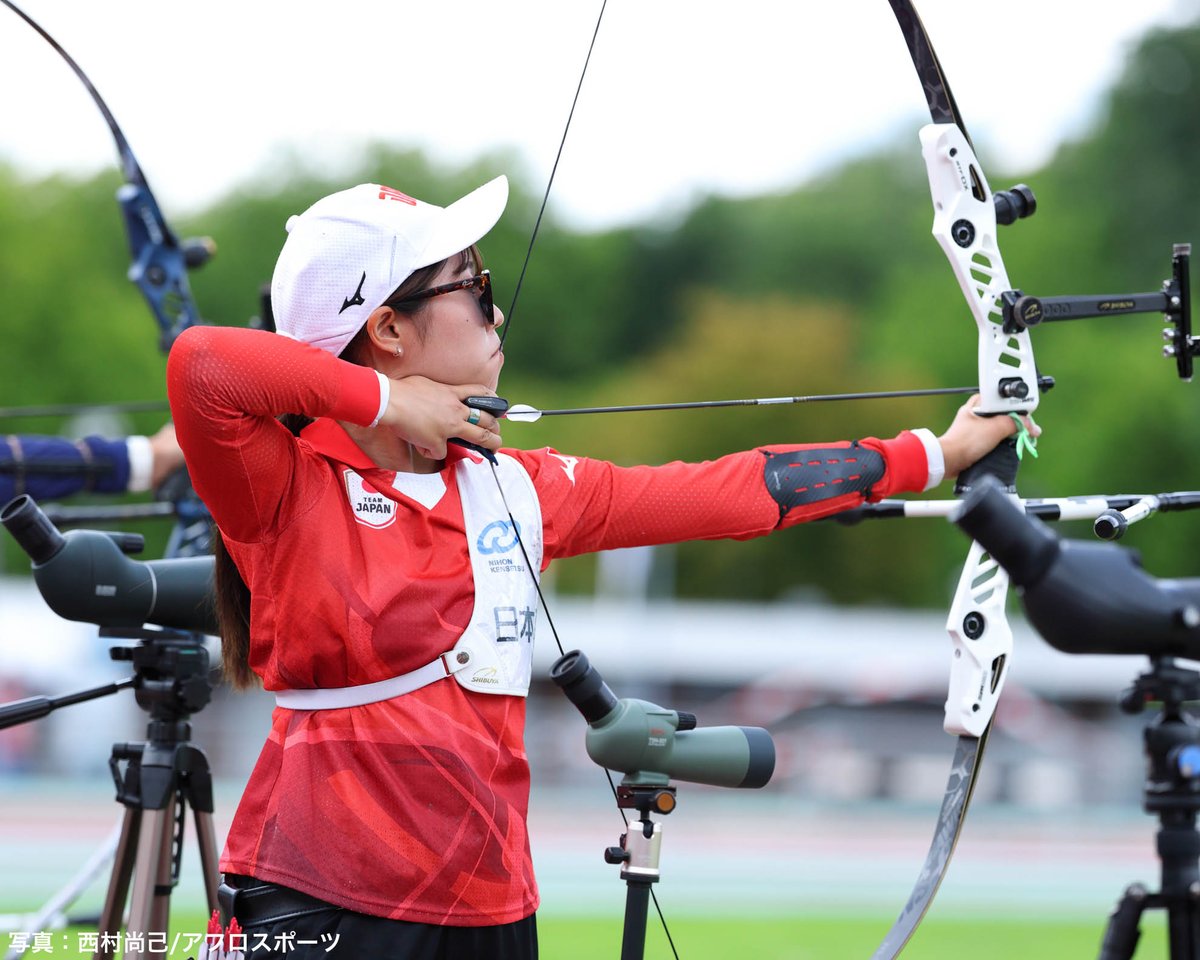 TeamJapan's tweet image. ライン・ルールFISUユニバーシティゲームズ🇩🇪
#アーチェリー🏹
#TEAMJAPAN が個人、団体でメダルを獲得✨
【女子リカーブ個人】
上原瑠果 選手🥉
【男子リカーブ団体】🥇
青島鉄也 選手
舟橋悠矢 選手
白井航惺 選手
【女子リカーブ団体】🥇
園田稚 選手
朝久野奈波 選手
上原瑠果 選手…