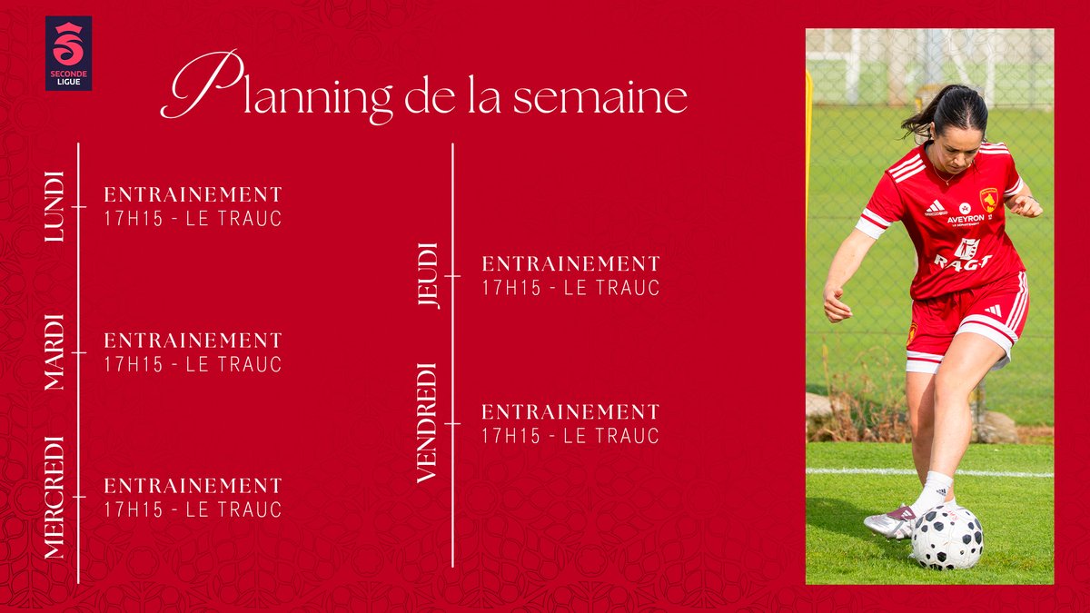 Rodez Aveyron Football (@officielraf) on Twitter photo Nos Rafettes entament leur premiรจre ๐ฌ๐๐ฆ๐๐ข๐ง๐ ๐๐จ๐ฆ๐ฉ๐ฅ๐ฬ๐ญ๐ ๐๐ ๐ฉ๐ซ๐ฬ๐ฉ๐ ๐ช
Ce week-end, elles effectueront un ๐ฌ๐ญ๐๐ ๐ ๐๐จ๐ก๐ฬ๐ฌ๐ข๐จ๐ง ๐ค
๐๐ง๐ฌ๐๐ฆ๐๐ฅ๐, ๐'๐๐ฌ๐ญ ๐ญ๐จ๐ฎ๐ญ โค๏ธ๐ Nos Rafettes entament leur premiรจre ๐ฌ๐๐ฆ๐๐ข๐ง๐ ๐๐จ๐ฆ๐ฉ๐ฅ๐ฬ๐ญ๐ ๐๐ ๐ฉ๐ซ๐ฬ๐ฉ๐ ๐ช
Ce week-end, elles effectueront un ๐ฌ๐ญ๐๐ ๐ ๐๐จ๐ก๐ฬ๐ฌ๐ข๐จ๐ง ๐ค
๐๐ง๐ฌ๐๐ฆ๐๐ฅ๐, ๐'๐๐ฌ๐ญ ๐ญ๐จ๐ฎ๐ญ โค๏ธ๐