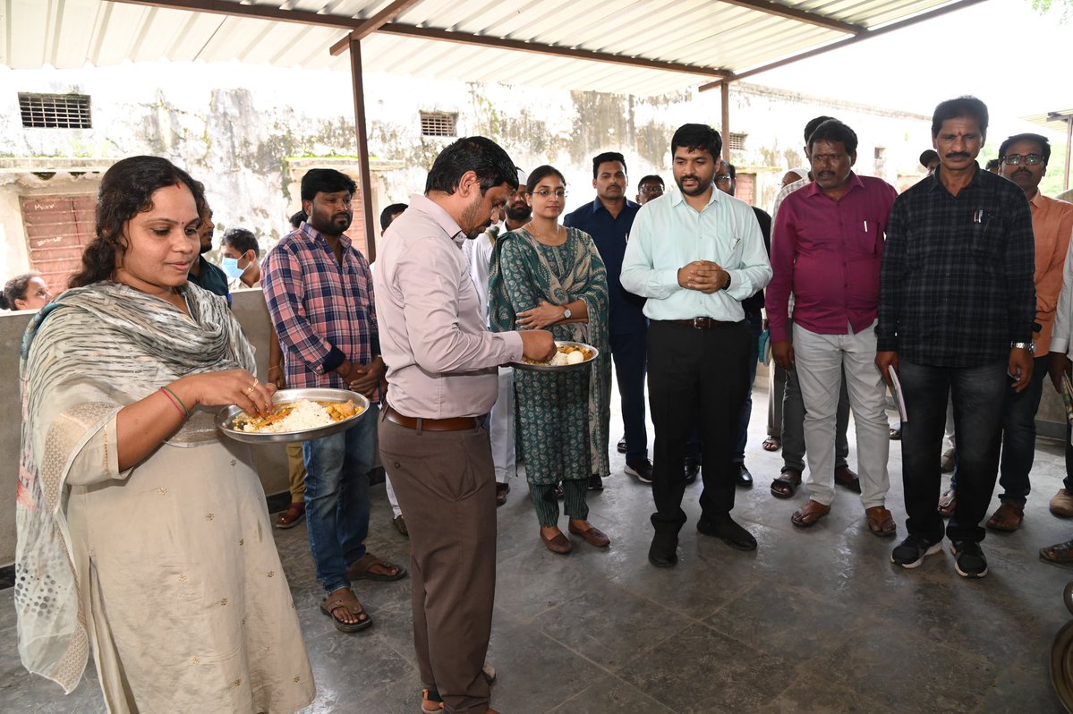 Collector Kumuram Bheem Asifabad (@collector_kb) on Twitter photo District Collector visited ZPHS Sirpur T mandal along with Sub Collector, Kagaznagar and inspected kitchen shed.
<a href="/CPRO_TGCM/">CPRO to CM / Telangana</a>
<a href="/TelanganaCS/">Office of Chief Secretary, Telangana Govt.</a>
<a href="/TelanganaCMO/">Telangana CMO</a>
<a href="/jupallyk_rao/">Jupally Krishna Rao</a>
<a href="/IPRTelangana/">IPRDepartment</a> District Collector visited ZPHS Sirpur T mandal along with Sub Collector, Kagaznagar and inspected kitchen shed.
<a href="/CPRO_TGCM/">CPRO to CM / Telangana</a>
<a href="/TelanganaCS/">Office of Chief Secretary, Telangana Govt.</a>
<a href="/TelanganaCMO/">Telangana CMO</a>
<a href="/jupallyk_rao/">Jupally Krishna Rao</a>
<a href="/IPRTelangana/">IPRDepartment</a>