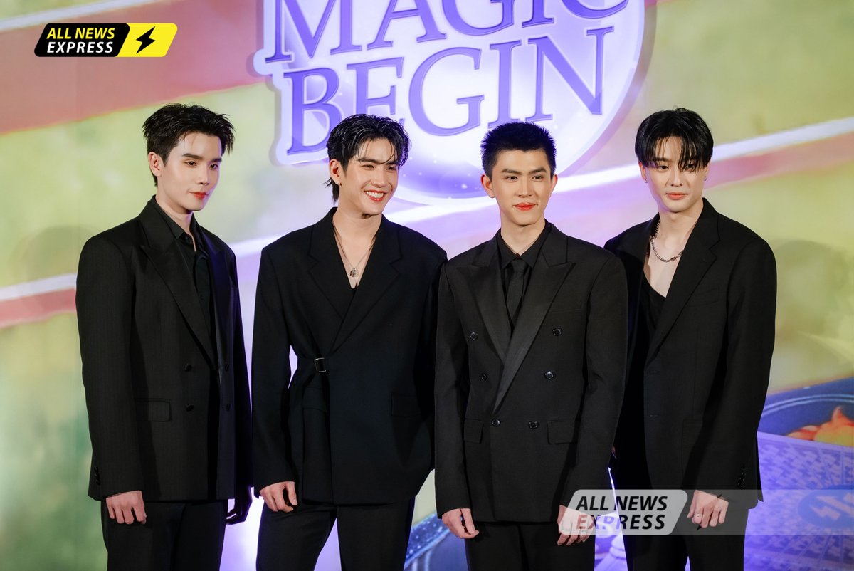 ALLNewsEXPRESS1's tweet image. "จิมมี่-ซี-เซฟ-ฟรัง" รับชมซีรีส์ #MyMagicProphecyEP1 กับแฟนๆในงาน "ทำนายทายทัพ Let The Magic Begin" 🔮
#MyMagicProphecyEP1
#jimmysea #จิมมี่ซี
#jimmyyjp #sea_tawinan
#SaveFranc #เซฟฟรัง
#savesaisawat #francnrp
#MyMagicProphecy #ทํานายทายทัพ