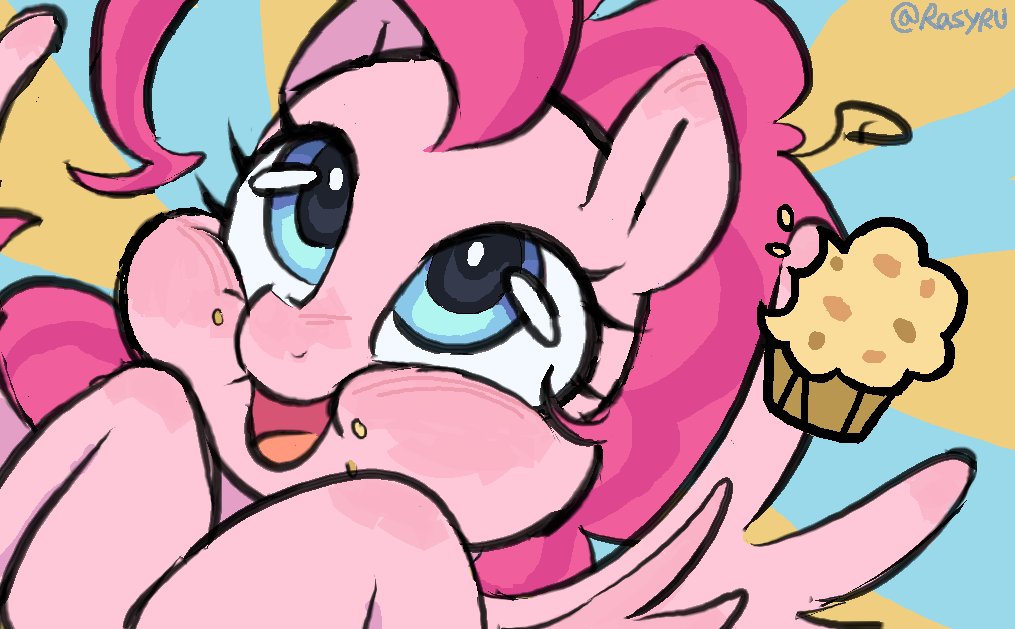 razyruu's tweet image. Joy to muffins #mlp