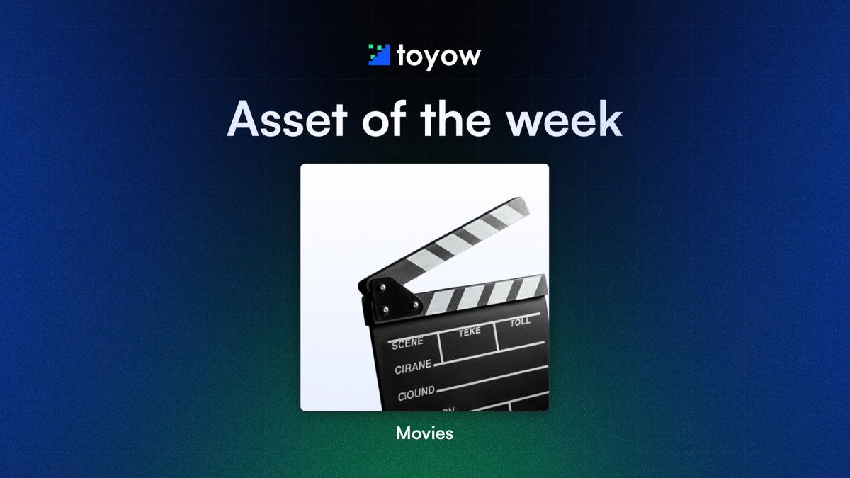 Stories used to just entertain us. Now, they can pay us. 

In 2025, film rights aren’t locked in studios they’re onchain, fractional and investable. 

Own a share in global box office, distribution profits and a piece of the story 👉toyow.com