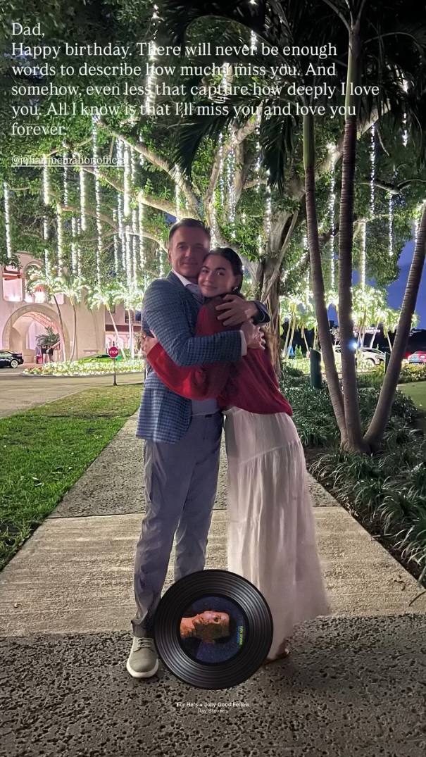 Charmed_Reunion's tweet image. "Dad. Happy birthday. There will never be enough words to describe how much I miss you. And somehow, even less that capture how deeply I love you. All I know is that I'll miss you and love you forever."
Julian McMahon's daughter, Madison's sweet message for her dad. 🤍💔