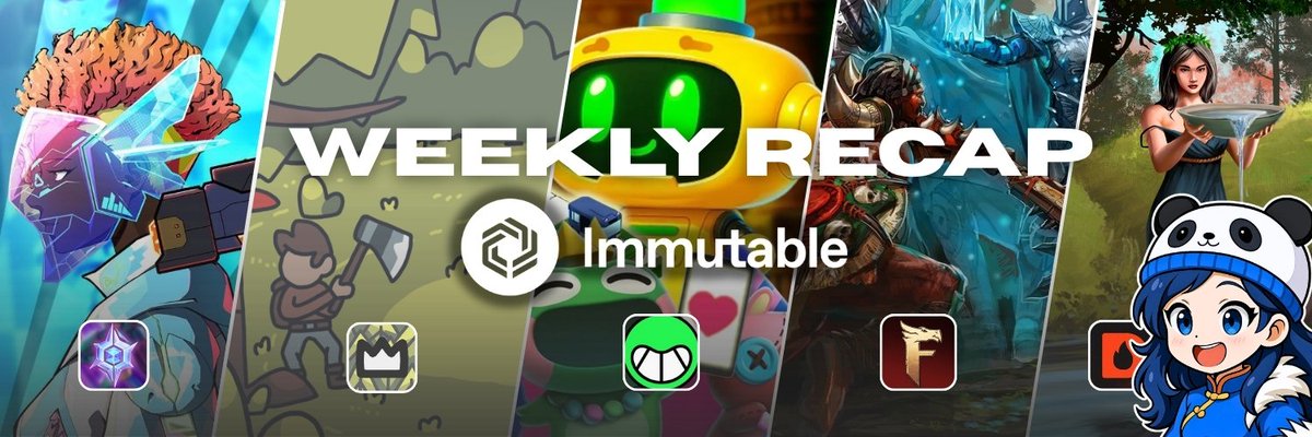 neptune_w3b's tweet image. Weekly Recap: What’s Been Happening Around @Immutable ✨

Here’s your quick hit recap 👇🏻
@OverKnightsGame
@NomSteadGame
@MARBLEXofficial 
@MightMagicFates 
@PlayDanteGames