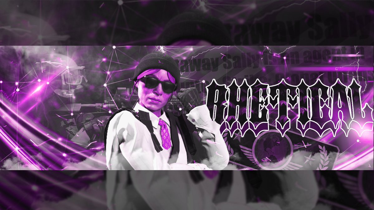 "I'm with you"

Getaway Sally header for @Rhetical_ 

Like and RT for a cookie 🍪