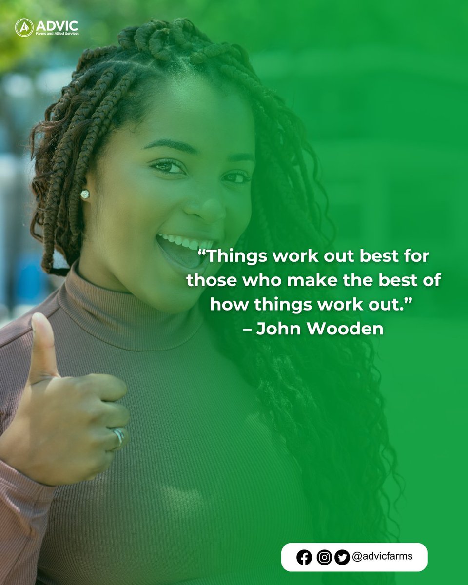 Life may not always go as planned, but greatness lies in how we respond.
Make the best of every situation.

#positivemindset #resiliencequotes  #inspirationalthoughts #growthmindset #advicfarms #advicfoods #personaldevelopment #successmindset #mentalstrength #wisewords