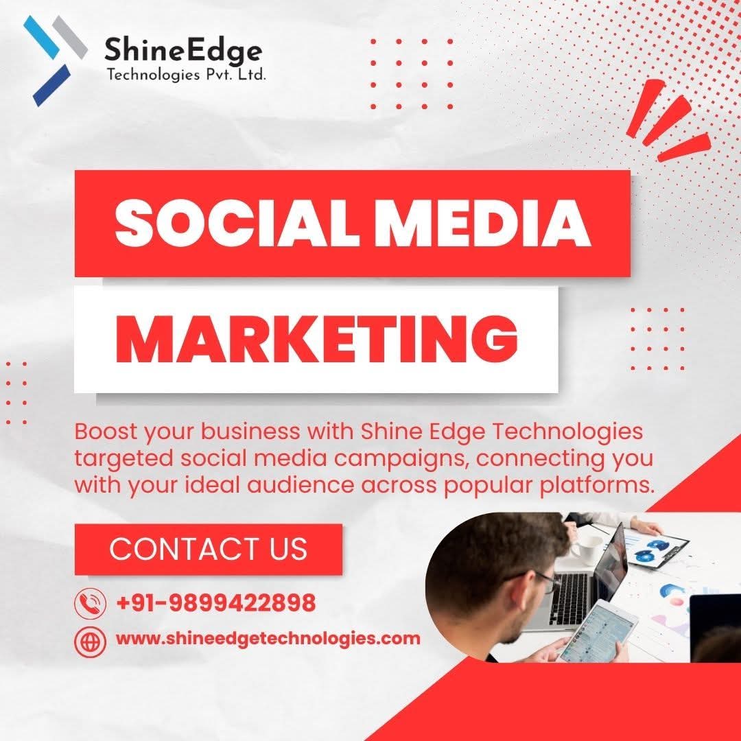 🌟📱 Boost Your #Business Online! 📱🌟
Looking for expert #SocialMediaMarketing
✨ #ShineEdgeTechnologies 

📞 Contact us today &amp; start your digital journey!

☎ : +91- 9899422898
Get More Info: shineedgetechnologies.com
#digitalmarketing #smo #OnlineMarketingSuccess #seo