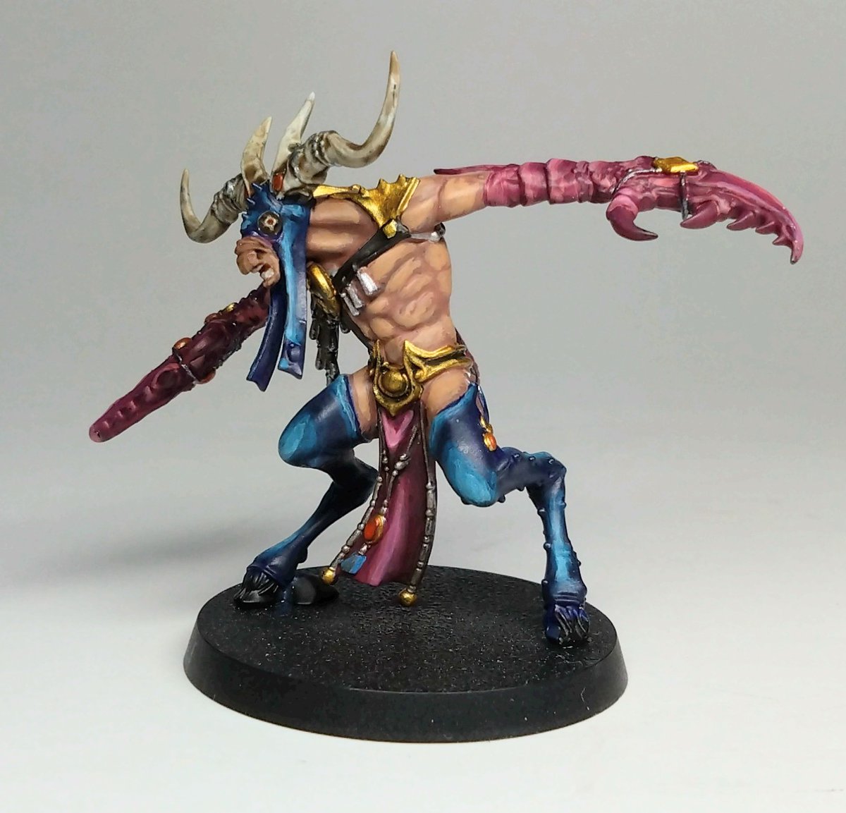 Myamo365's tweet photo. Slaanesh Slaangor FiendBlood
#warhammer #ウォーハンマー 　
#WarhammerCommunity 
#SlaaneshSlaangorFiendBlood https://t.co/W79ULIawqX