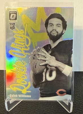 Cardfinder123's tweet image. 2024 Donruss Optic Caleb Williams Rookie Kings Prizm #1 Chicago Bears #ad #thehobby ebay.com/itm/1466349498…