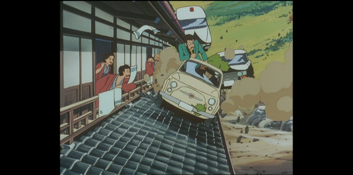 balladeluce's tweet image. カリオストロの城に負けないレベルの動き、作画
背景の細かさ等が強みだと思う
毎度言われるのが「声優陣変えたのか.....」というやつ