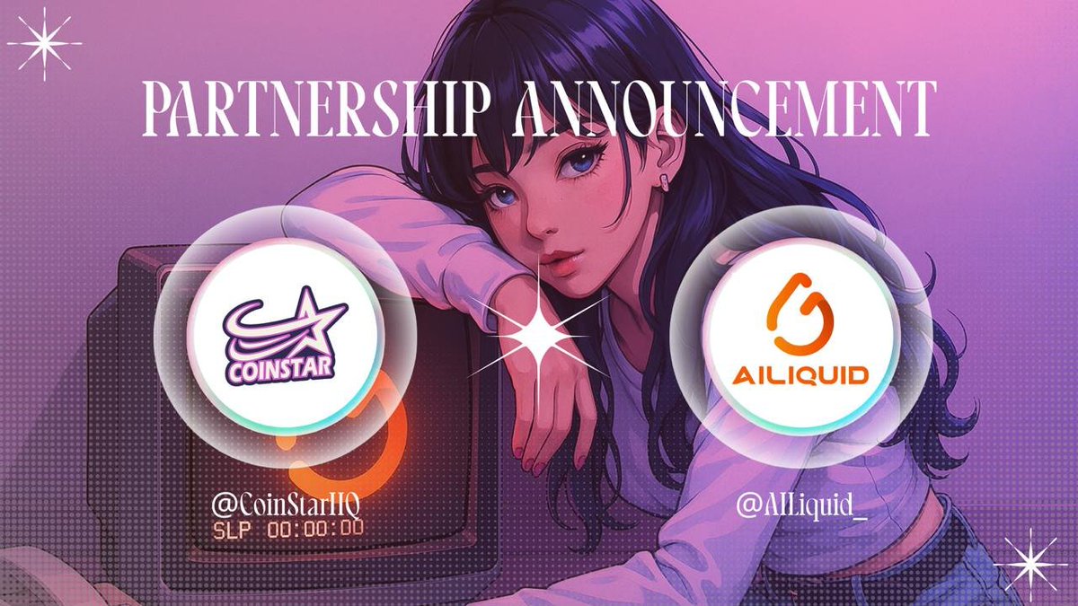 CoinStarHQ's tweet image. 📢 CoinStar x @AILiquid_ Partnership Announcement
We’re proud to partner with AILiquid — the AI-driven derivatives DEX redefining speed, control, and intelligence in decentralized finance. Built on Conscious Chain, AILiquid delivers ultra-fast on-chain execution, intelligent…