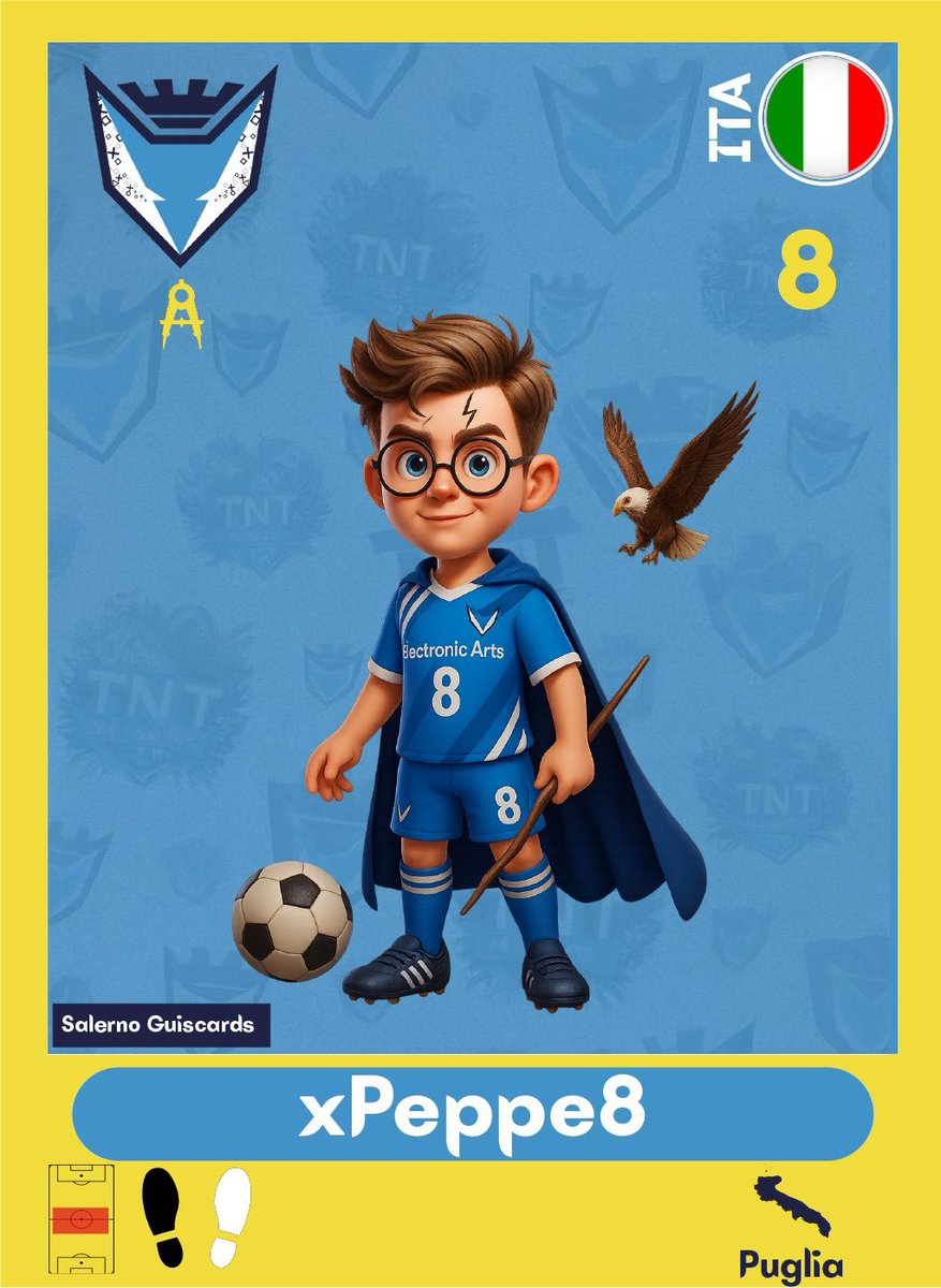 Un ritorno di fiamma 
Una prima stagione non andata nei migliori dei modi 
Ma adesso qui per un obbiettivo che aveva lasciato a metà 
Pronto a fare magie a centrocampo 
Col numero 8 
Ben ritrovato <a href="/xpeppe22/">peppe</a> 
<a href="/tntesportclubs/">TNT Esport</a> 
<a href="/VPGItaly/">VPG Italy 🇮🇹</a> 
<a href="/eLUDO_official/">eLUDO</a> 
<a href="/Rtproclub_/">Rtproclub</a> 
<a href="/RT_Proclub/">RT PRO_CLUB</a>