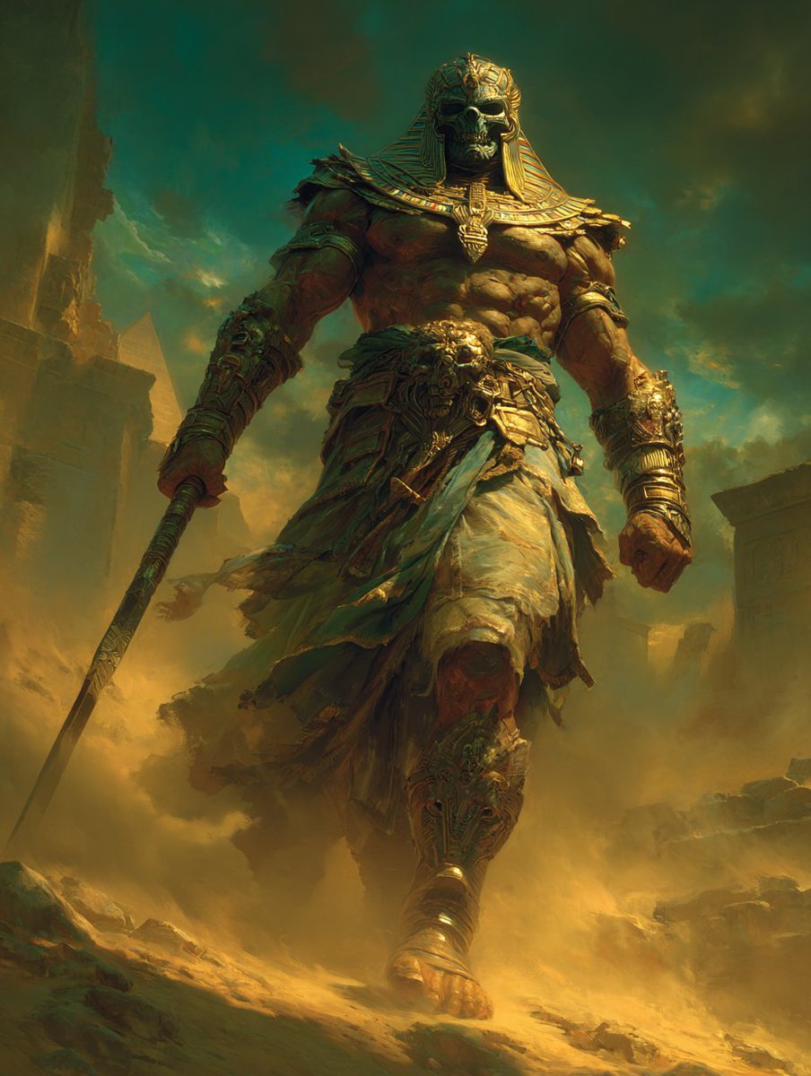 gurniaiart's tweet image. Pharaoh's Wrath
#gurniaiart #AIArt #ancientegypt #fantasy #AI銈ゃ儵銈广儓 #midjourney #AIArtwork #digitalartwork