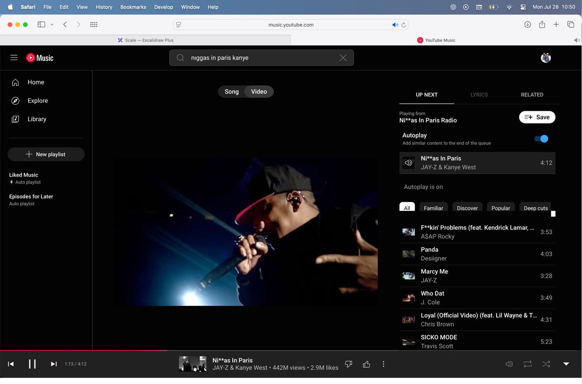 vicdontmiss's tweet image. btw YT Music has a web player at music.youtube.com