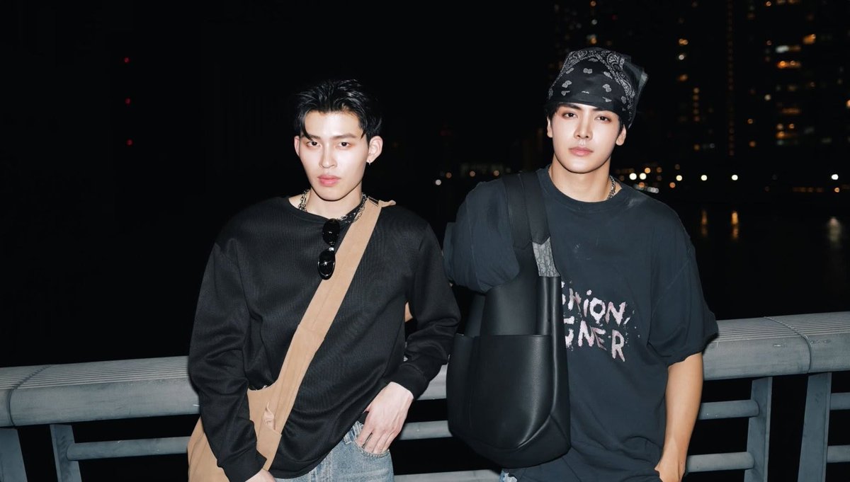 dai_inn's tweet image. ปอนด์เจสเปอร์กับ จุงเจสเปอร์🖤
#ppnaravit 
#จุงอาเชน