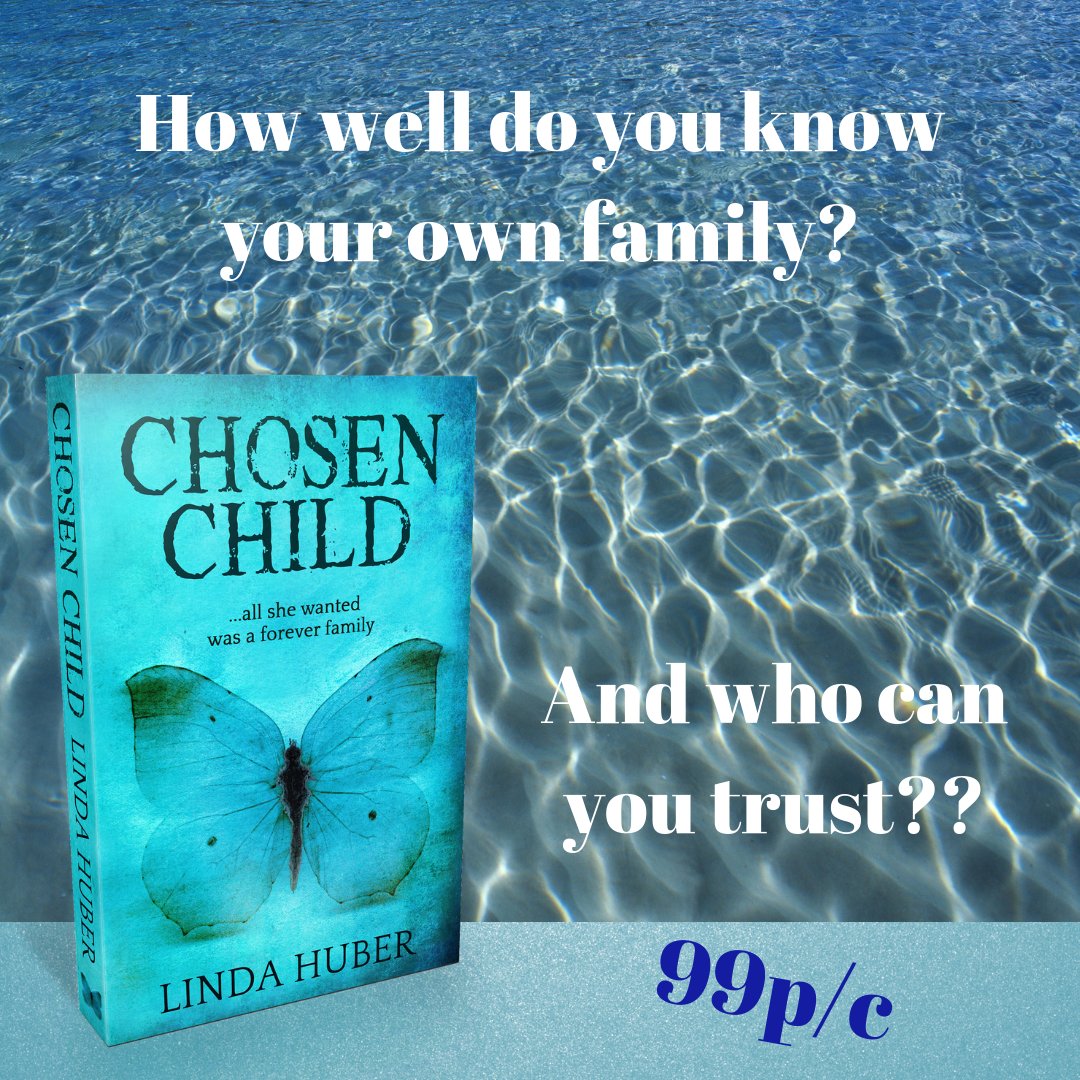 #99p for a few days only!
A beautiful seaside town. 
A new family life.
But death and betrayal came too…
⭐⭐⭐⭐⭐"Gripping, fast-paced, wonderful storytelling!" 
 getBook.at/ChosenChild #KindleUnlimited
#suspense #kindledeal #familysecrets #womensfiction #books
