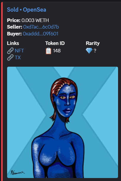 MetaMuseX's tweet image. OMG SOLD! I'm truly grateful.
- new unknown holder -
You got a ticket for the Metamusex event.
#nftsales