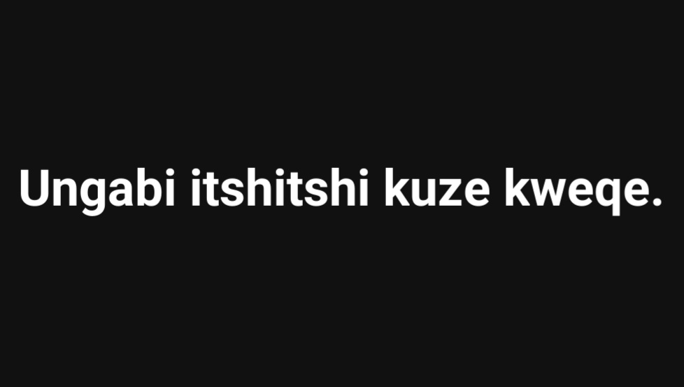 Qhawe5654's tweet image. I saw it somewhere nami ngithi angiyishiye la, ayinamnikazi, if iyakulingana igqoke.