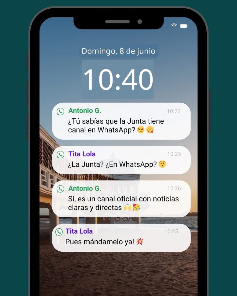 IgualdadAND's tweet image. Buenos días 🌞

📢🤳🏻 ¡Estamos en WhatsApp!

👉 Con todas las noticias que te interesan.

📲 Únete. ¡Te estamos esperando! 👇🏻

whatsapp.com/channel/0029Vb…