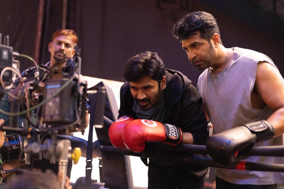 . <a href="/dhanushkraja/">Dhanush</a> - <a href="/arunvijayno1/">ArunVijay</a> from #IdliKadai 🥊 

#HappyBirthdayDhanush