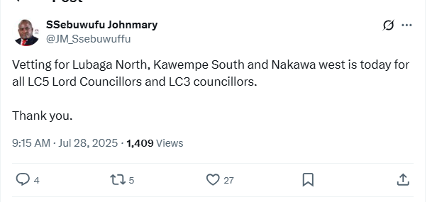 ShanLoveN's tweet image. Ekiri mu @nup kika.

Ate olowooza Commissioner @JM_Ssebuwuffu teyevetinze kubwa Lord Councilor e Nakawa!!!

Byebye to free and fair vetting in #NUP! @hillarytaylorvi😅😅😅😅😅