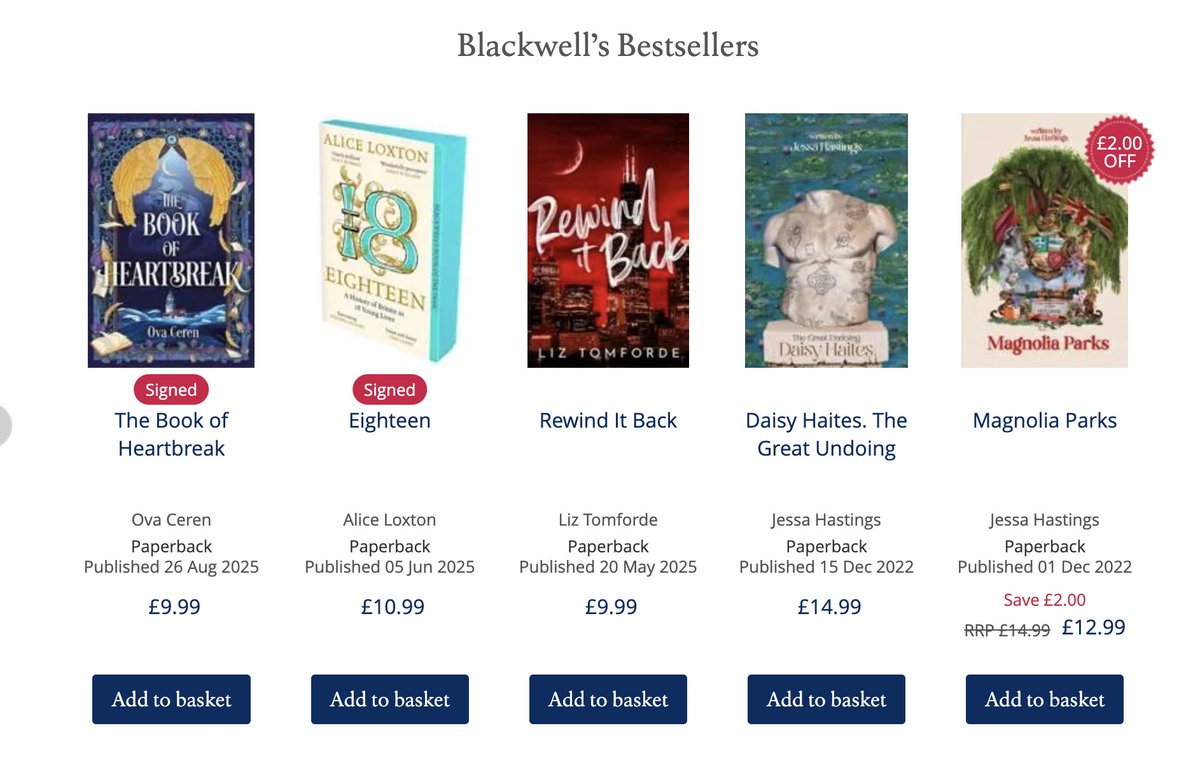 excusemereading's tweet image. The Book of Heartbreak snuggled its way onto Blackwell’s bestseller list 🥹🧡
 
Brb crying happy tears.

Only 29 days until my soft fantasy about a girl who dies every time her heart breaks lands in bookshops!!! #thebookofheartbreak