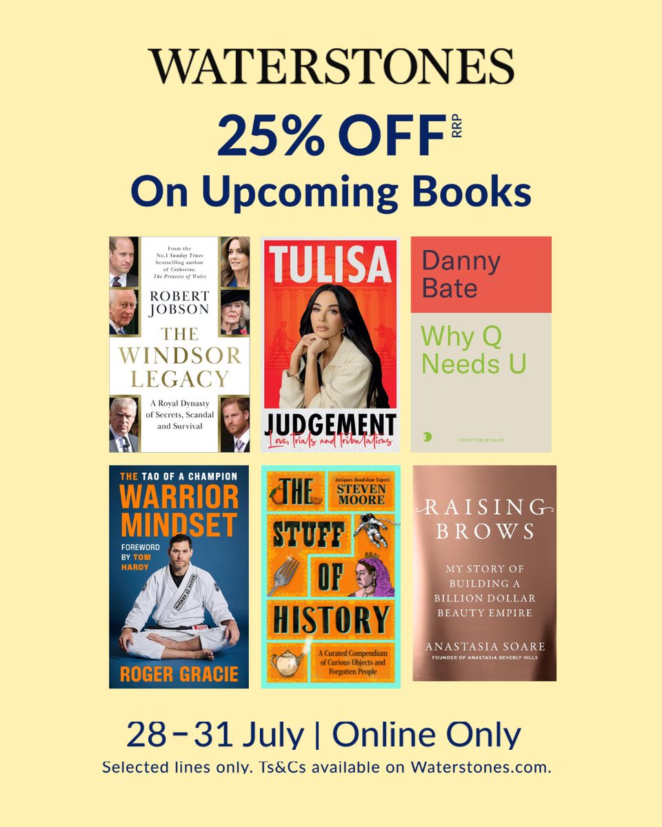 BlinkPublishing's tweet image. Is your summer TBR in need of some new reads? We&apos;ve got you... Head over to @waterstones website to grab 25% off pre-orders for all of these amazing titles with the code SUMMER25 🌞