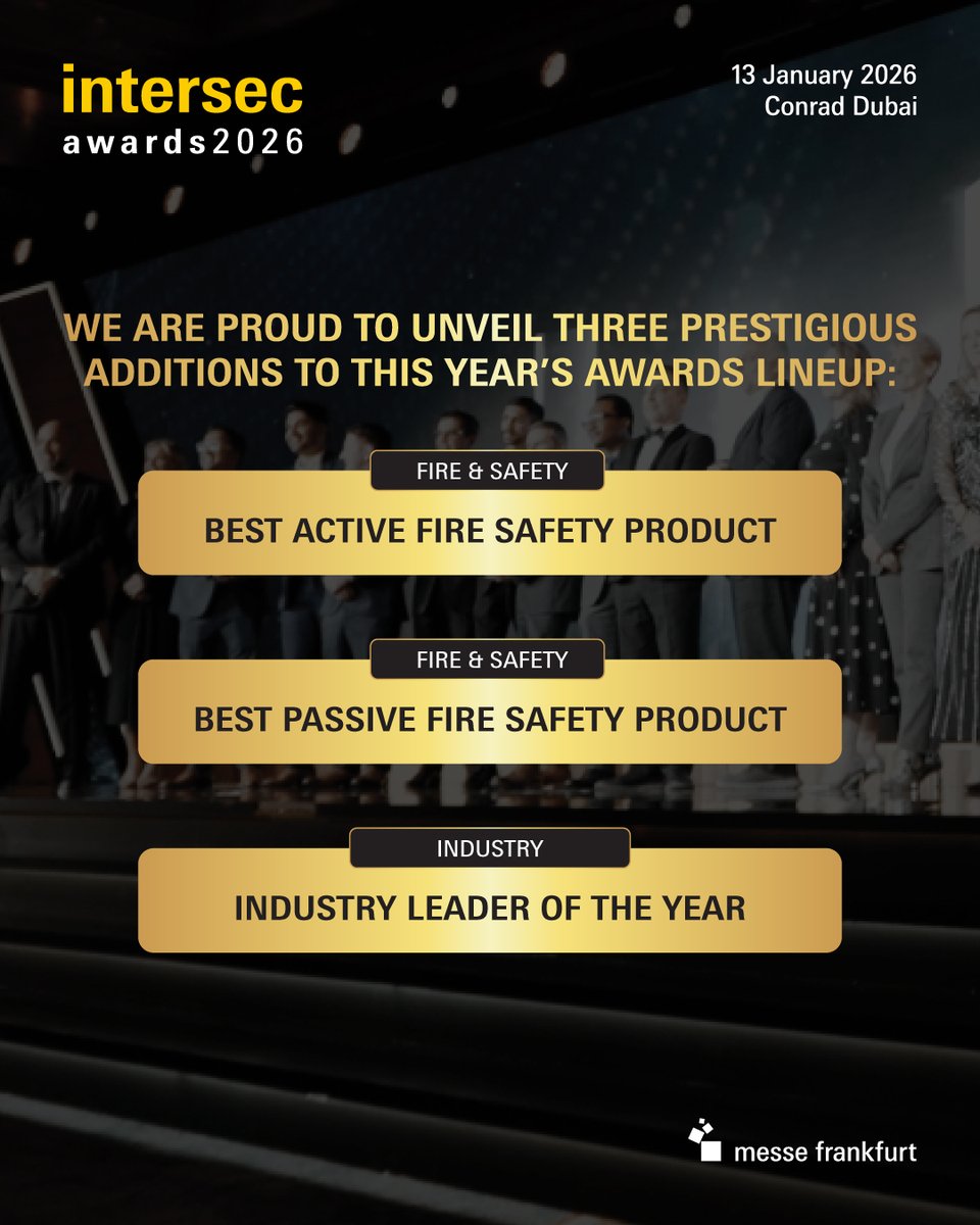 intersecglobal's tweet image. This is your chance to showcase your brilliance across 17 incredible categories, including 3 brand new ones, that honor excellence in safety, security, and fire protection. Ready to make your mark? 

Submit your entry: ow.ly/hGHh50WvQpl

#IntersecExpo #IntersecAwards